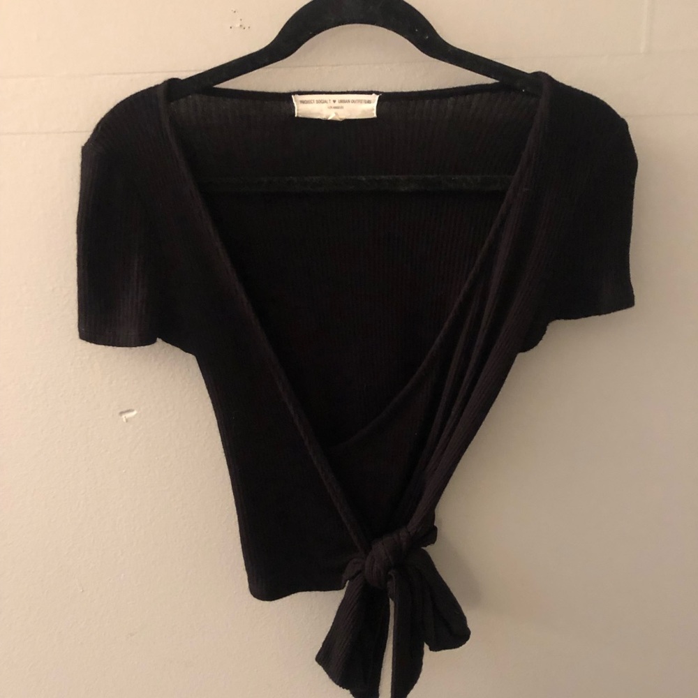Urban Outfitters Tie Front Top